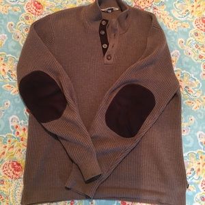 Upland hunting sweater w/ elbow patches